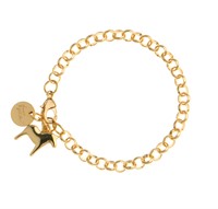 Dala Horse Bracelet Gold
